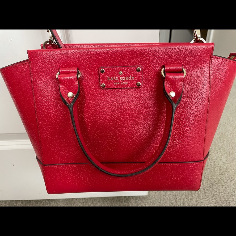 Red Kate Spade purse